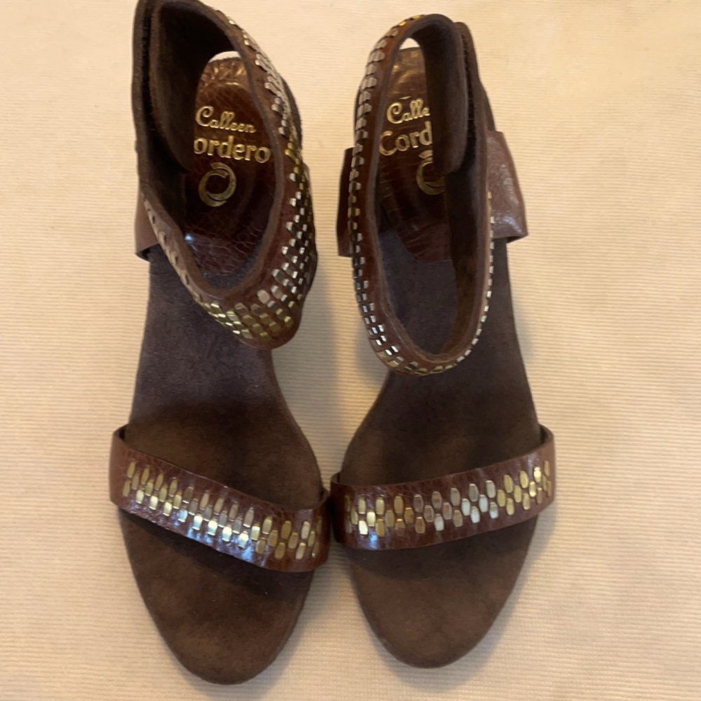 CALLEEN CORDERO Leather Sandals.  Sz.8